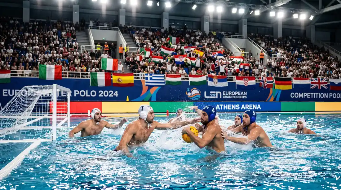 Finale di Champions League di pallanuoto in una piscina europea