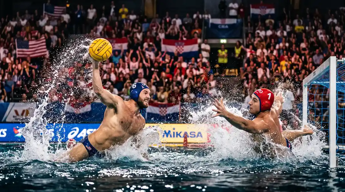 Scommesse live sulla pallanuoto con mercati in-play durante una partita in diretta