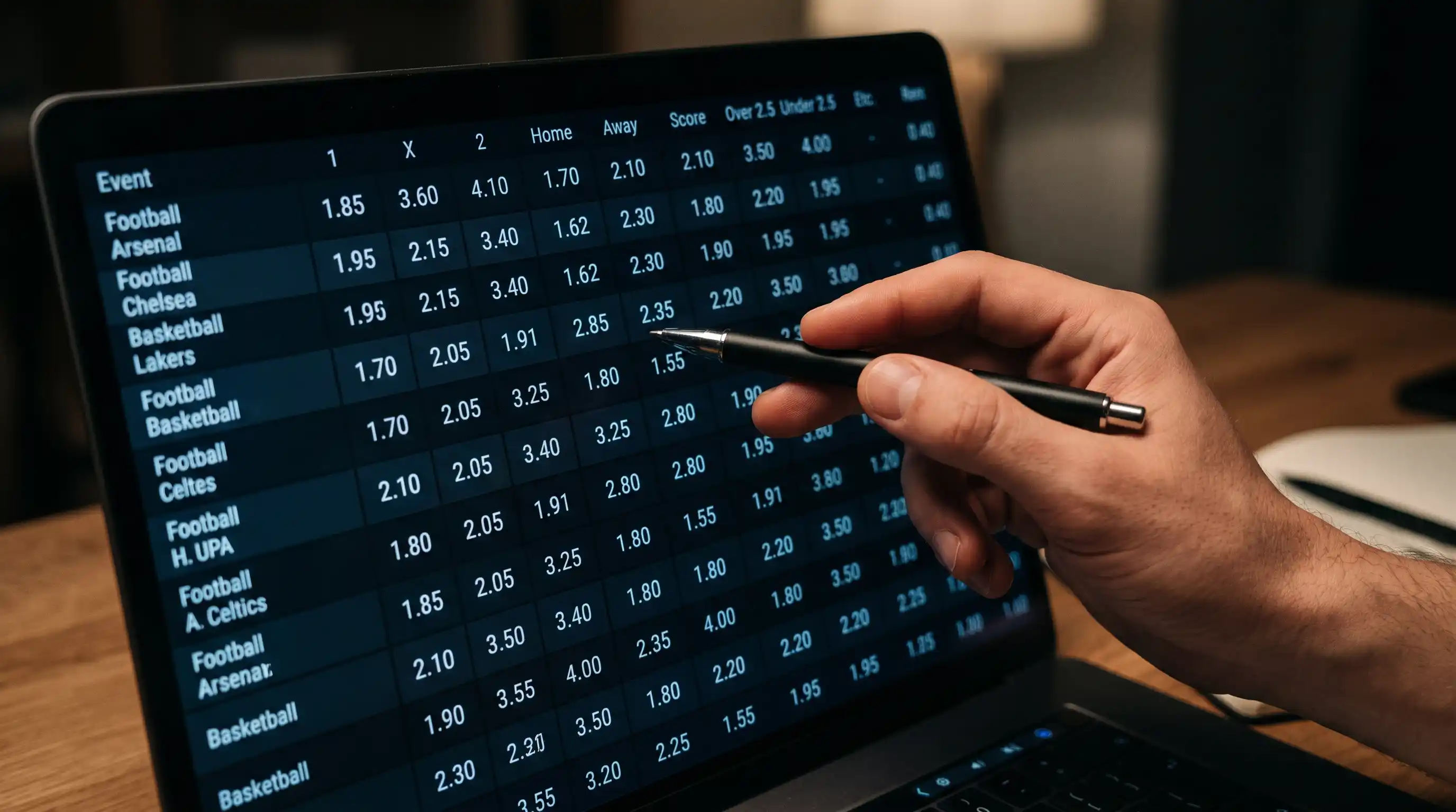 Analisi delle quote sulla pallanuoto con calcolo della probabilità implicita e margine bookmaker