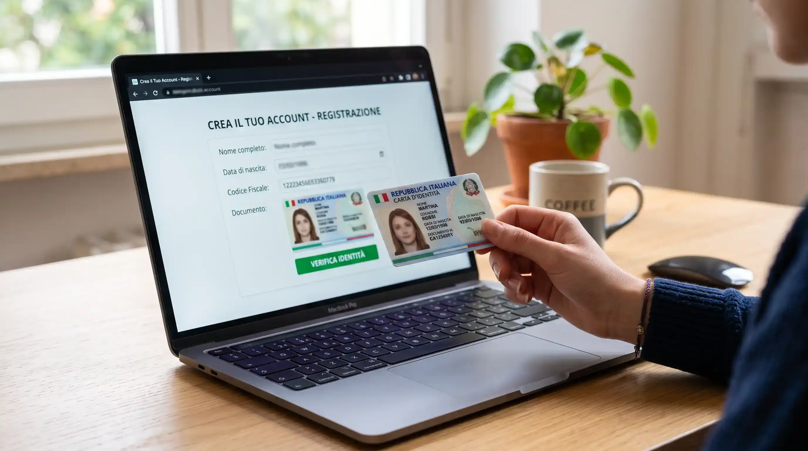 Procedura di registrazione e verifica identità su un bookmaker ADM