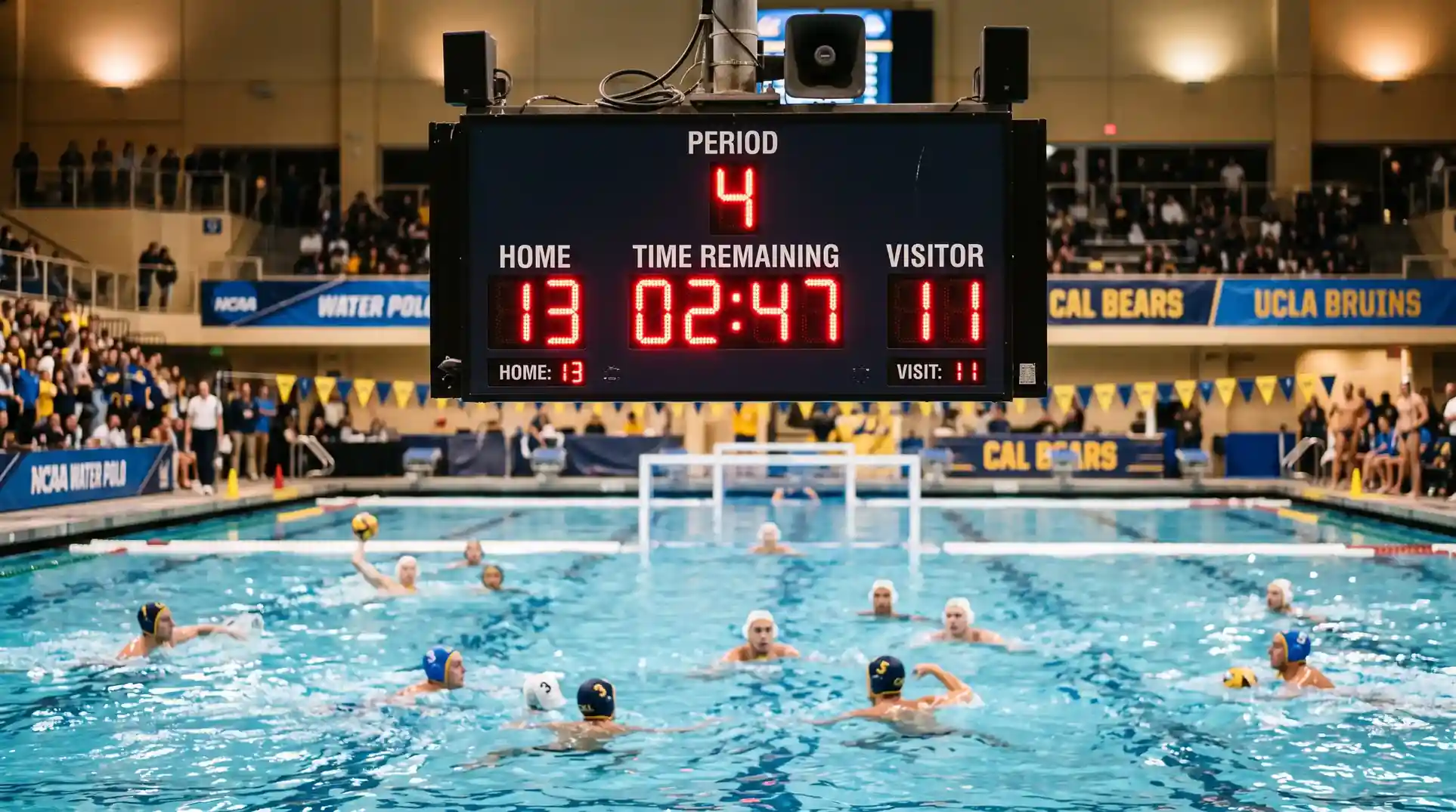 Tabellone con quote 1X2 per una partita di pallanuoto Serie A1