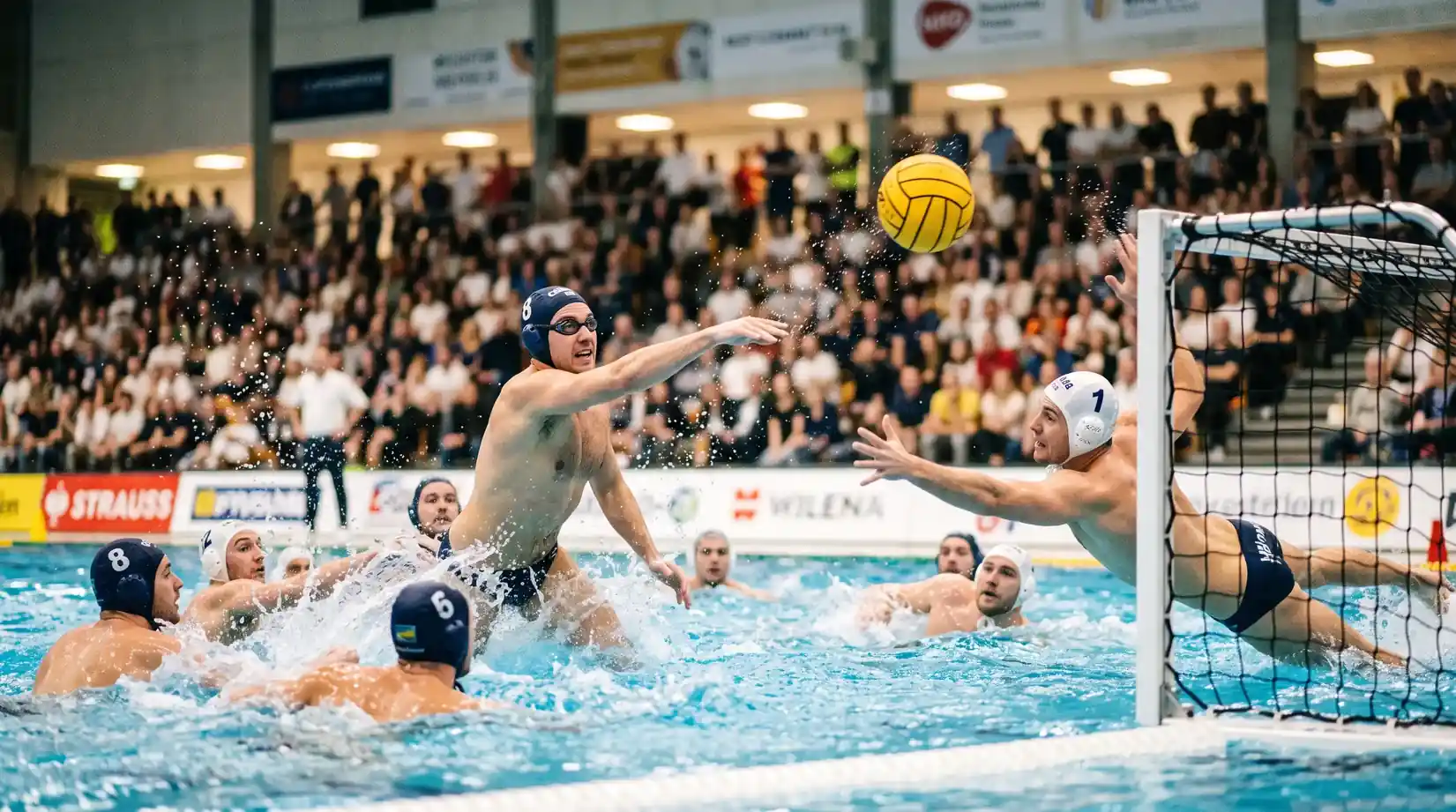 Schema delle soglie Under/Over 16.5, 18.5 e 20.5 nella pallanuoto